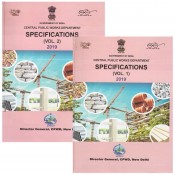Central Public Works Department [CPWD] Specifications 2019 by CPWD Government of India [2 HB Vols]